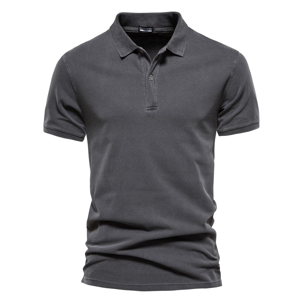 Clarke London Men's Slim Fit Polo Shirt Cotton Short Sleeve