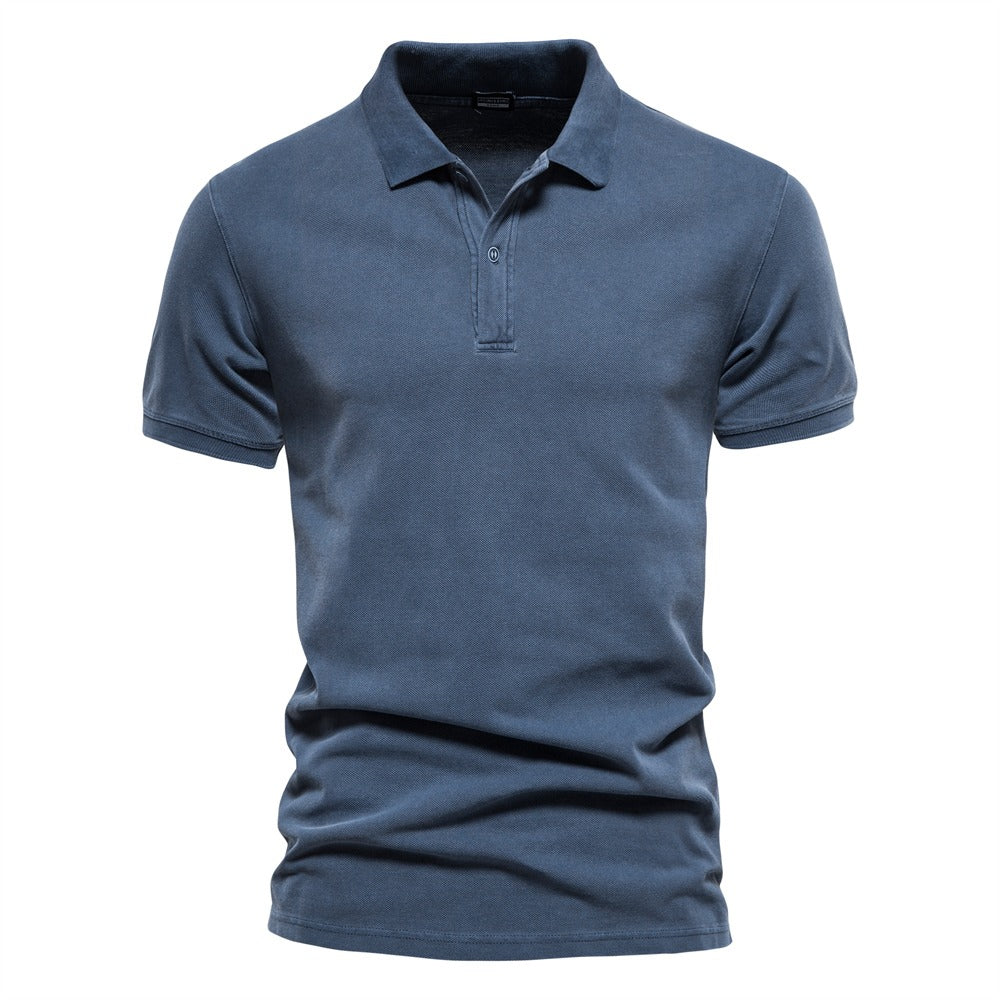 Clarke London Men's Slim Fit Polo Shirt Cotton Short Sleeve