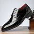 Men’s Dress Shoes – High-Shine Patent Leather, Classic Wingtip Brogue - Solorfit