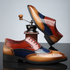 Men’s Dress Shoes – High-Shine Patent Leather, Classic Wingtip Brogue - Solorfit