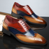 Men’s Dress Shoes – High-Shine Patent Leather, Classic Wingtip Brogue - Solorfit