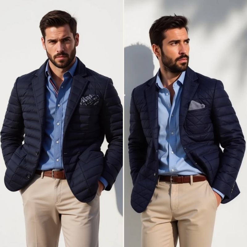The Milan Puffer Men Outdoor Jacket Bomber