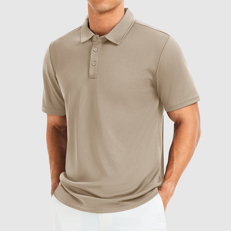 Edward Stone Polo Shirt with Three-Button Collar