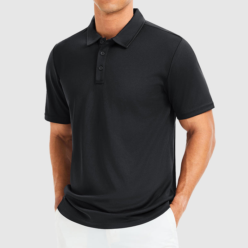 Edward Stone Polo Shirt with Three-Button Collar