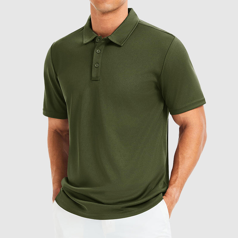Edward Stone Polo Shirt with Three-Button Collar