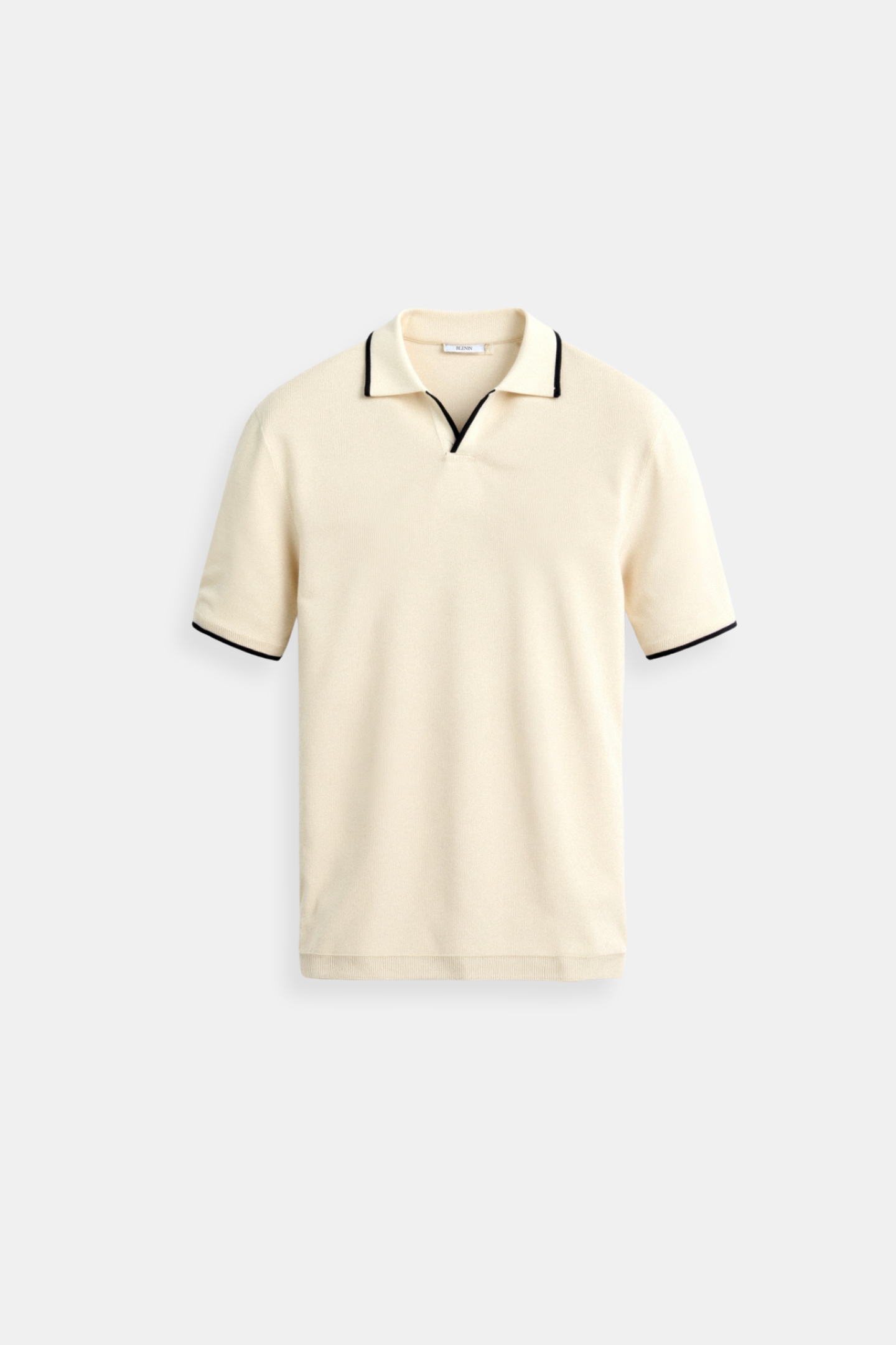 Old Money Contrast Slim Fitted Elegant Summer Sleeveless Polo T-Shirt - Solorfit