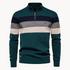 Men’s Quarter-Zip Sweater – Classic Knitted Sweater with Zipper Collar - Solorfit
