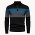 Men’s Quarter-Zip Sweater – Classic Knitted Sweater with Zipper Collar - Solorfit