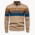 Men’s Quarter-Zip Sweater – Classic Knitted Sweater with Zipper Collar - Solorfit