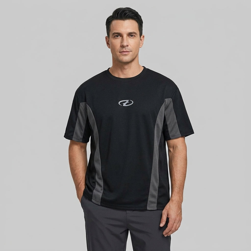 Men’s Color Block T Shirt Casual Short Sleeve Crew Neck Top