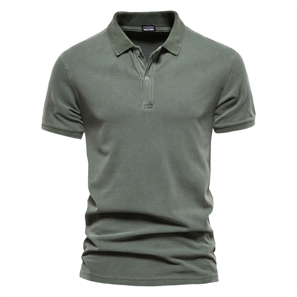 Clarke London Men's Slim Fit Polo Shirt Cotton Short Sleeve