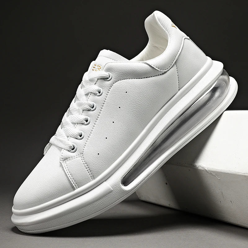 Men’s Sneakers Lightweight Casual Walking Shoes Air Cushion Lace Up Trainers