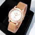Rose Gold Watch – Elegant Woman Stainless Steel Wristwatch - Solorfit