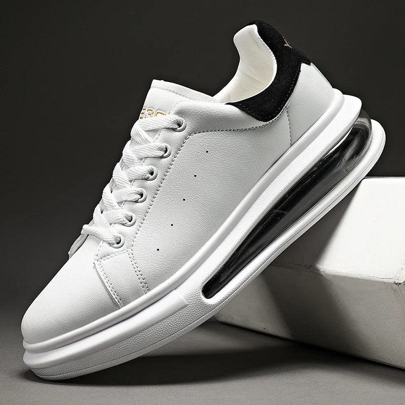 Men’s Sneakers Lightweight Casual Walking Shoes Air Cushion Lace Up Trainers