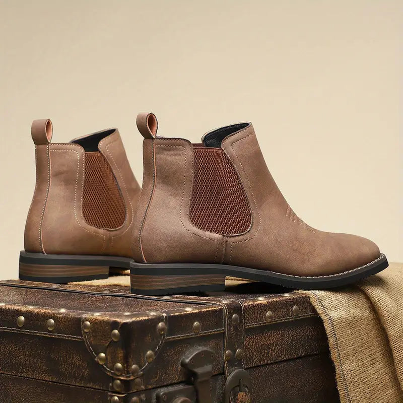 Henrik Men’s Classic Lace-Up Ankle Boots - All Day Wear