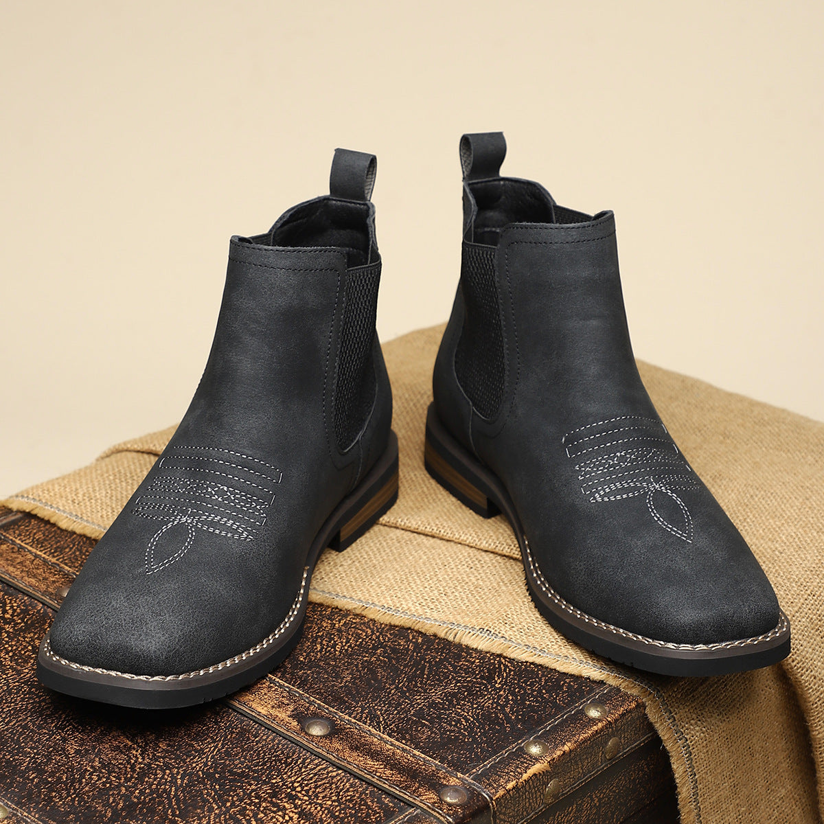 Henrik Men’s Classic Lace-Up Ankle Boots - All Day Wear