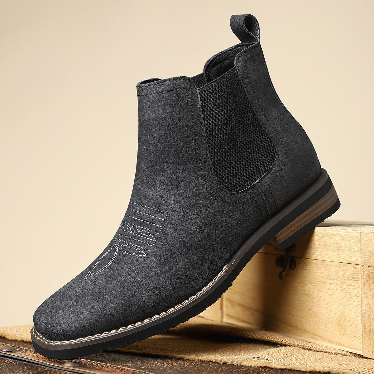 Henrik Men’s Classic Lace-Up Ankle Boots - All Day Wear