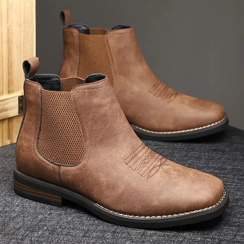 Henrik Men’s Classic Lace-Up Ankle Boots - All Day Wear