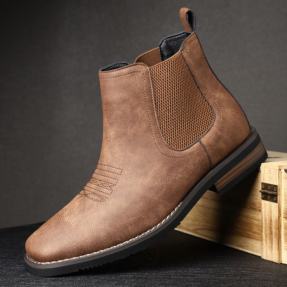 Henrik Men’s Classic Lace-Up Ankle Boots - All Day Wear