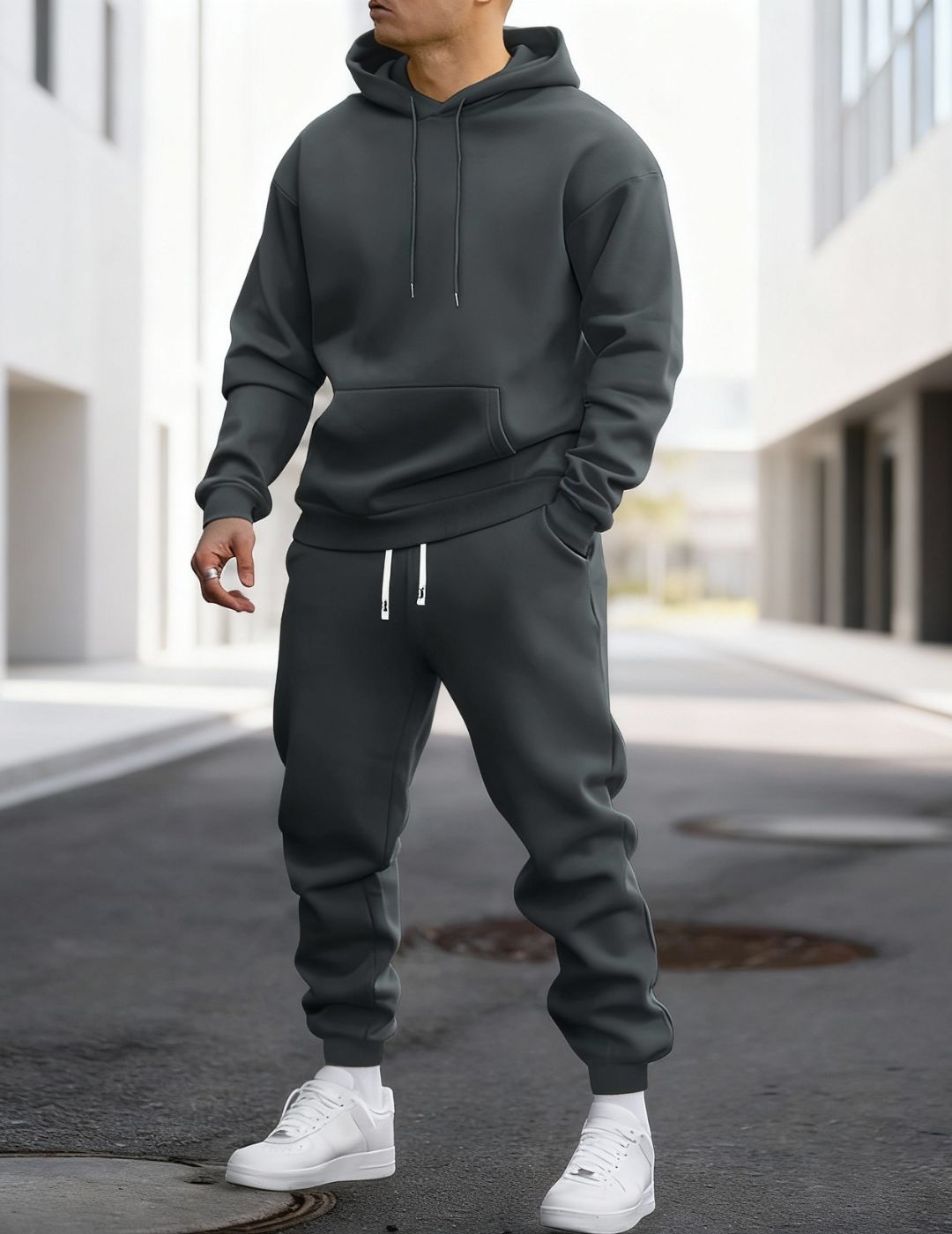 Men’s Hoodie and Jogger Set Casual Two Piece Tracksuit Outfit