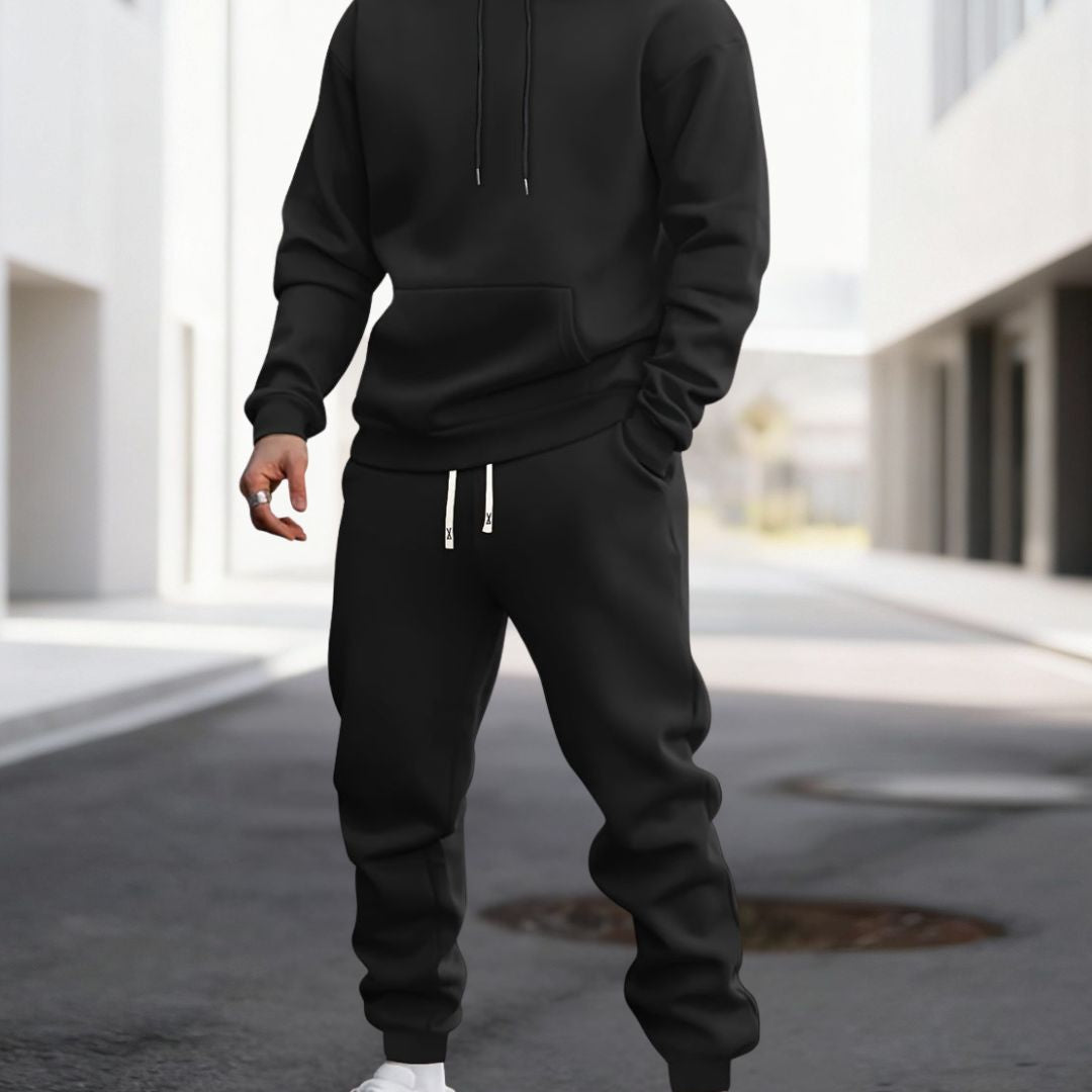 Men's 2 Piece Matching Tracksuit with Hoodie and Joggers