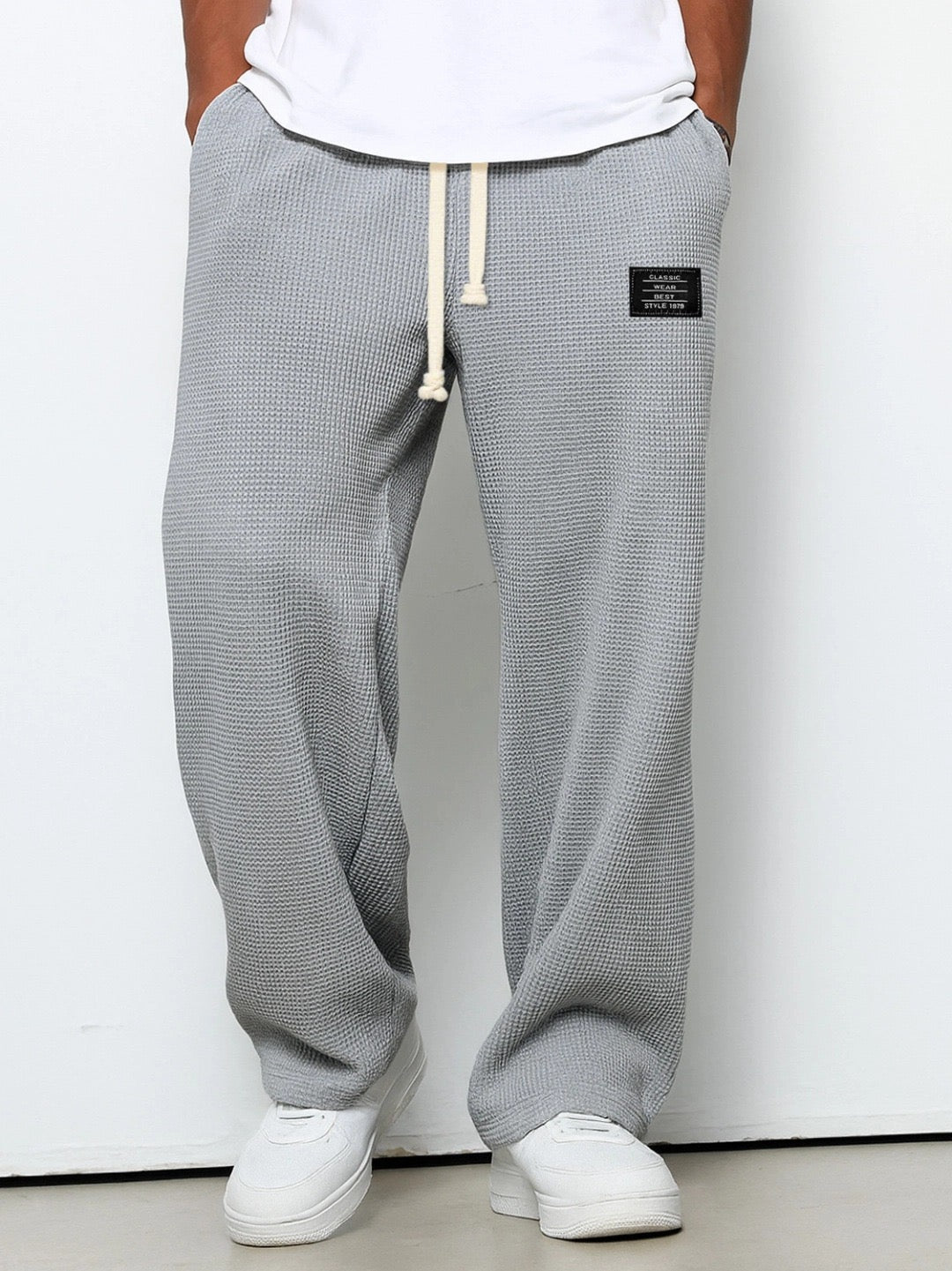 Samuel Men’s Wide-Leg Pants with Adjustable Waist