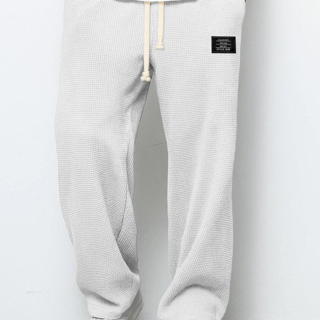 Samuel Men’s Wide-Leg Pants with Adjustable Waist