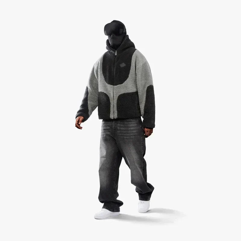 Cloud Lamb Wool Vintage Streetwear Hoodie