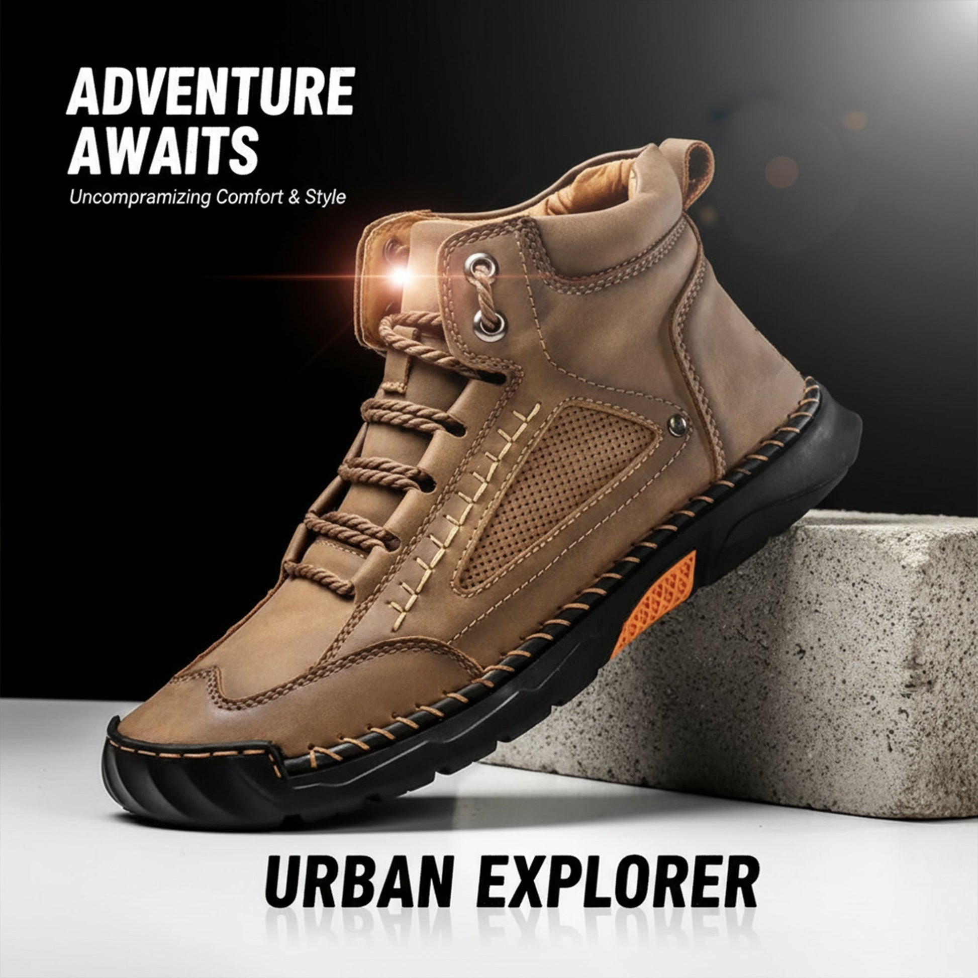 Men’s Leather Boots – Handmade, Supportive & Spacious Fit