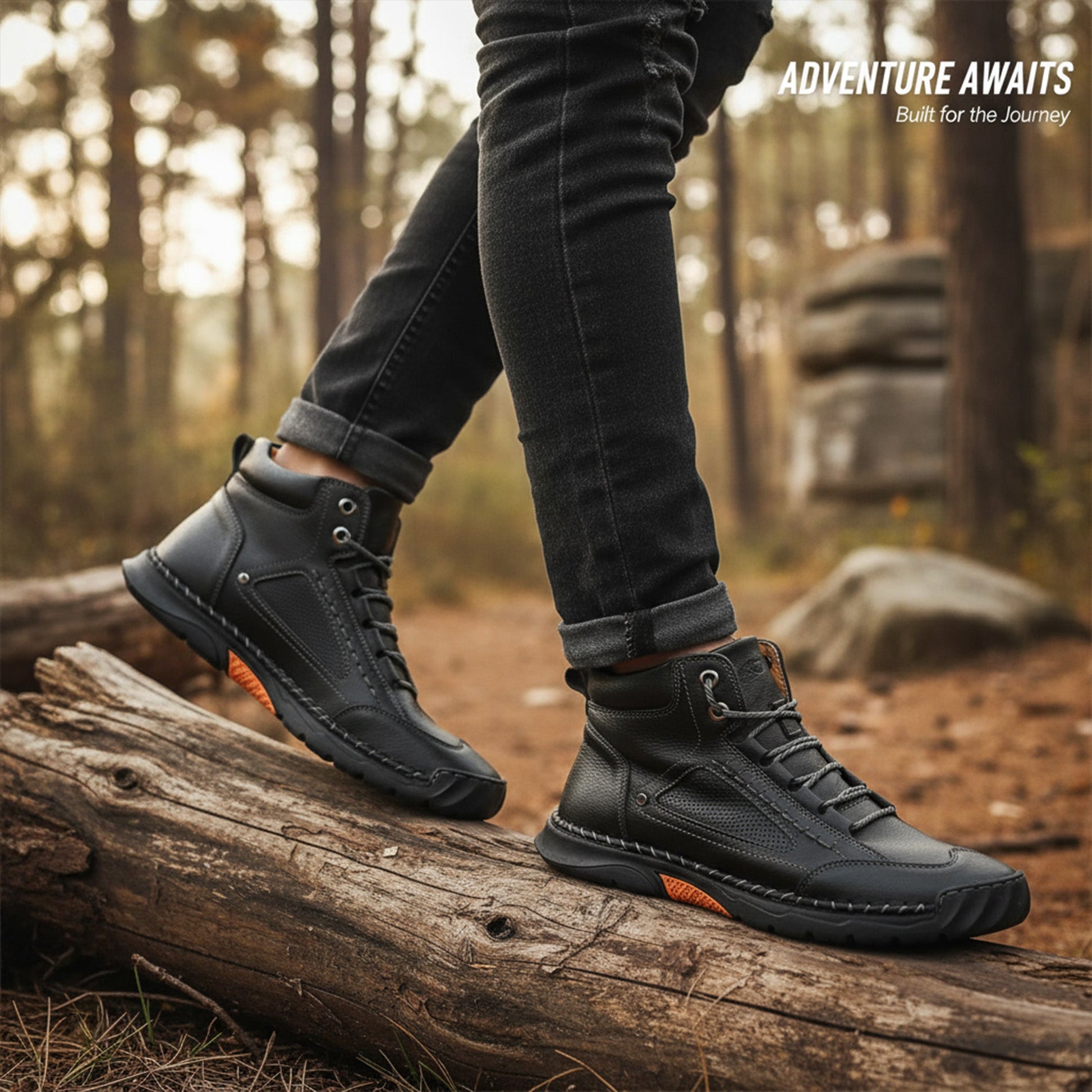 Men’s Leather Boots – Handmade, Supportive & Spacious Fit