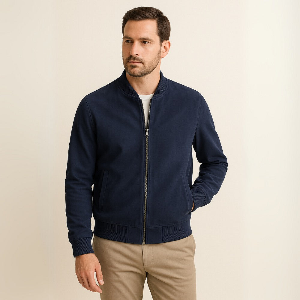 Renoir Men’s Suede Jacket – Old Money Style & Timeless Elegance - Solorfit