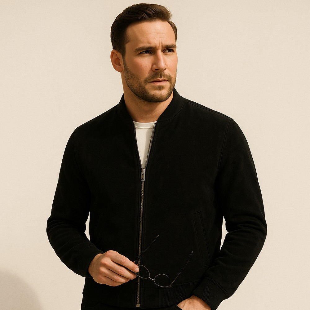 Renoir Men’s Suede Jacket – Old Money Style & Timeless Elegance - Solorfit