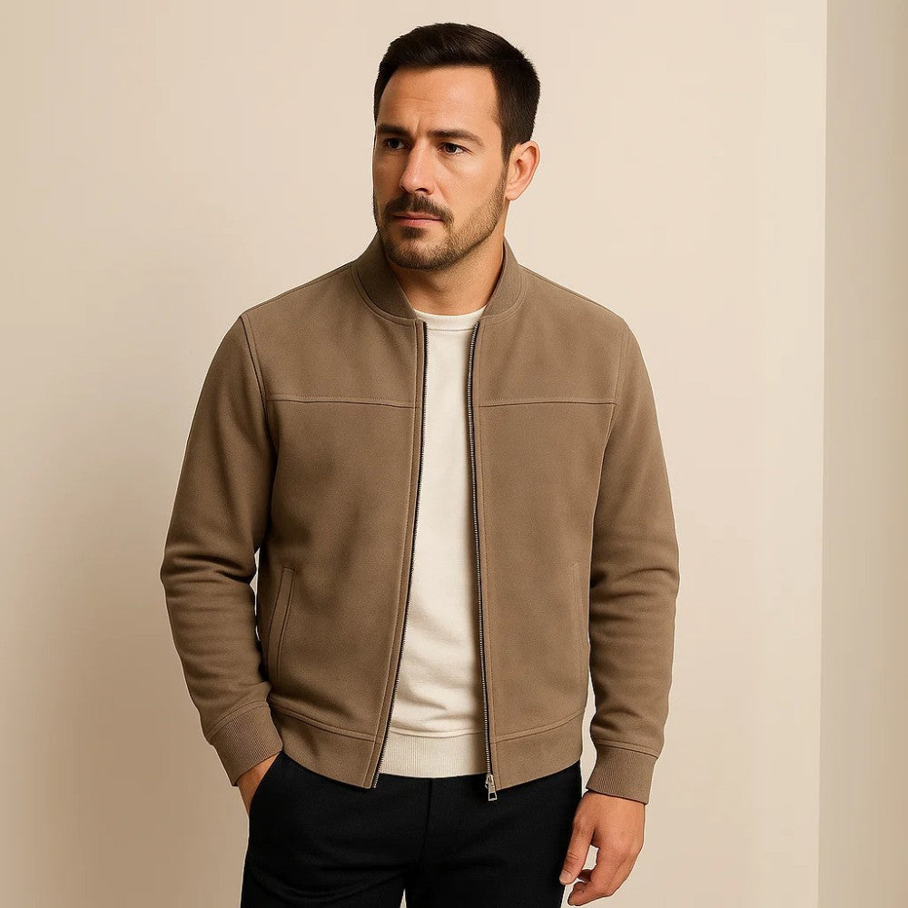 Renoir Men’s Suede Jacket – Old Money Style & Timeless Elegance - Solorfit