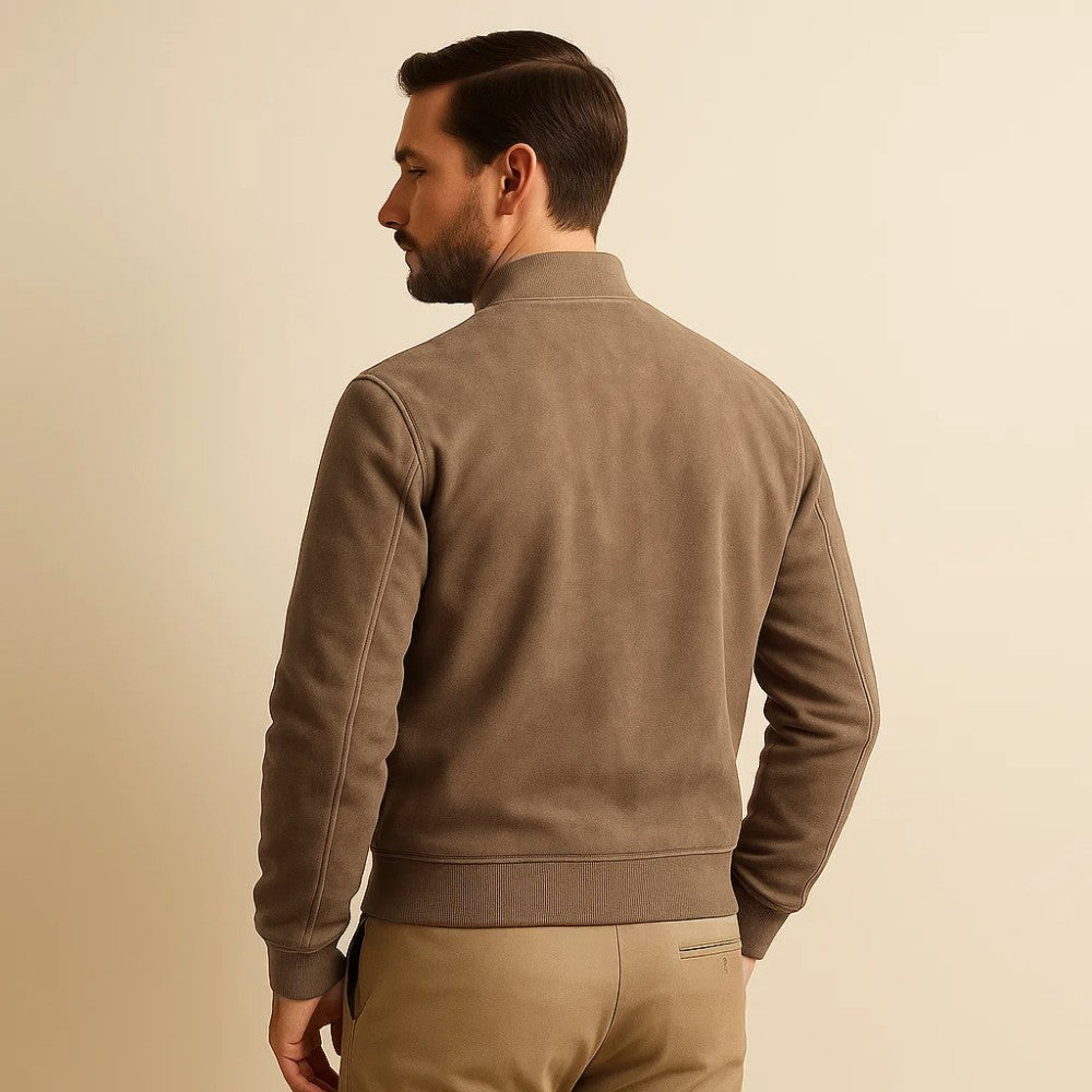 Renoir Men’s Suede Jacket – Old Money Style & Timeless Elegance - Solorfit