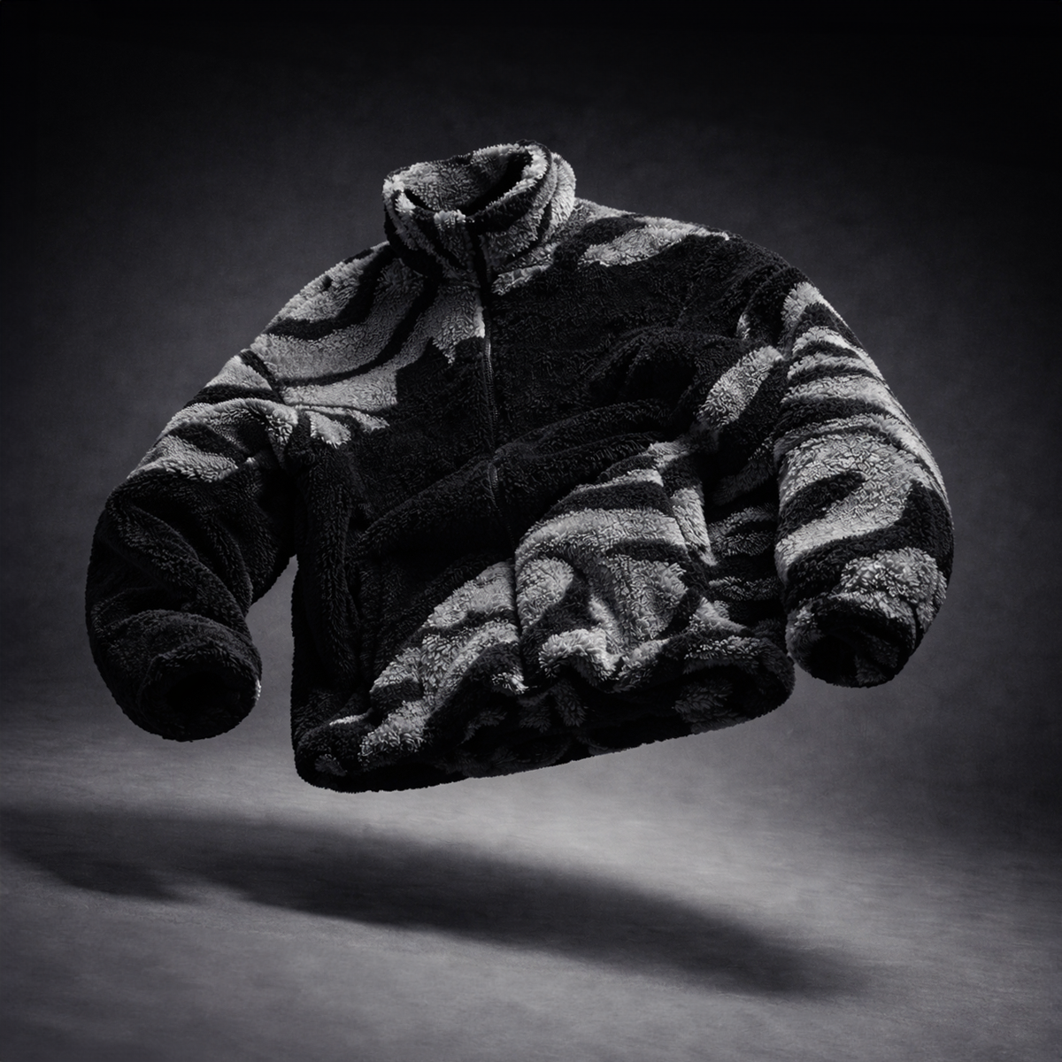 Men’s Fleece Jacket Zip Up Casual Outdoor Winter Outerwear