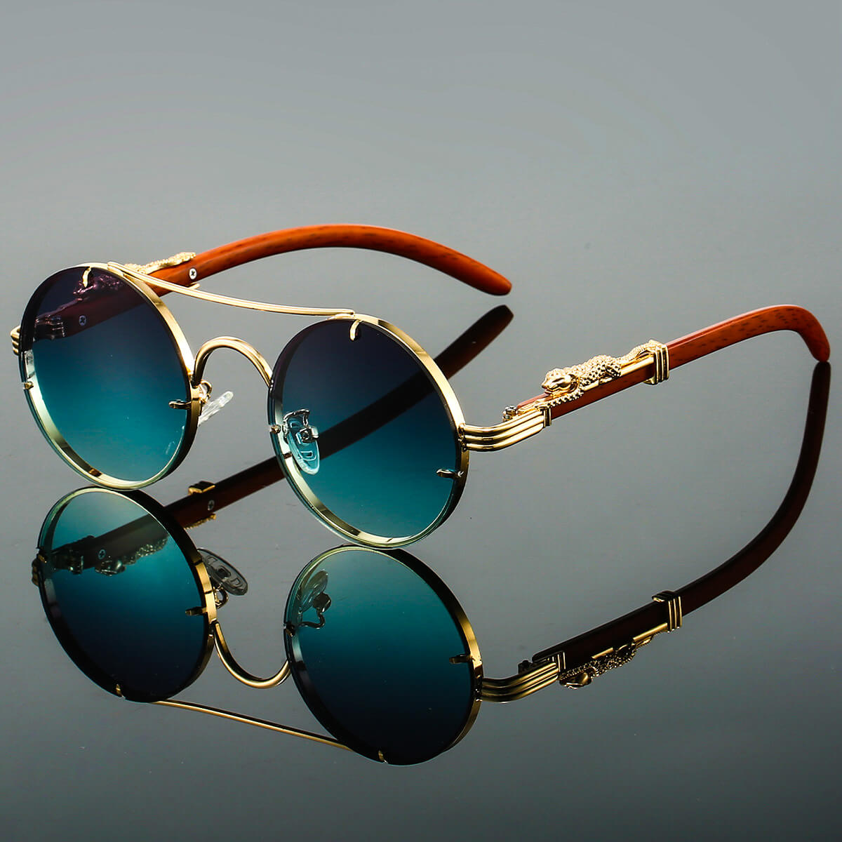 Panthera Onca Retro Shades Glasses - Solorfit
