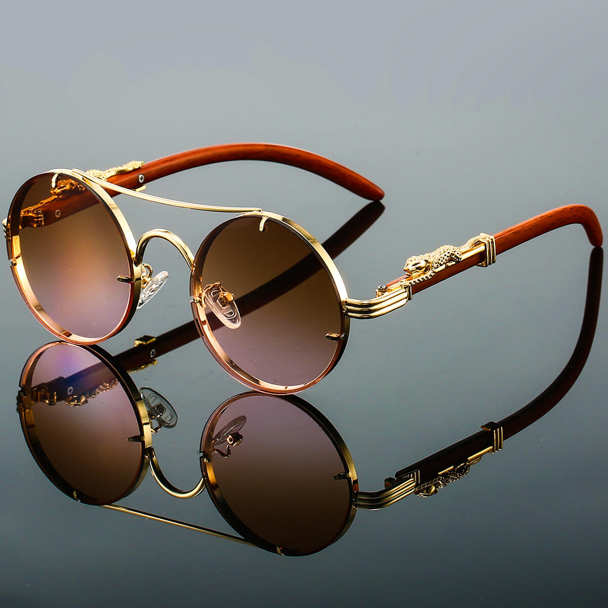 Panthera Onca Retro Shades Glasses - Solorfit