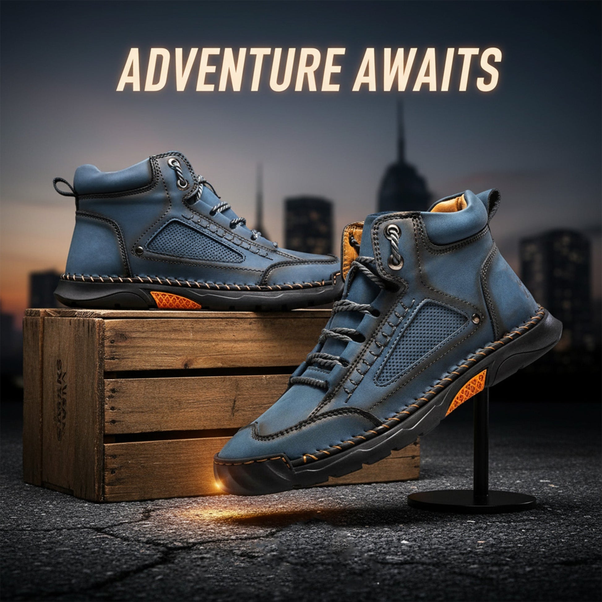Men’s Leather Boots – Handmade, Supportive & Spacious Fit