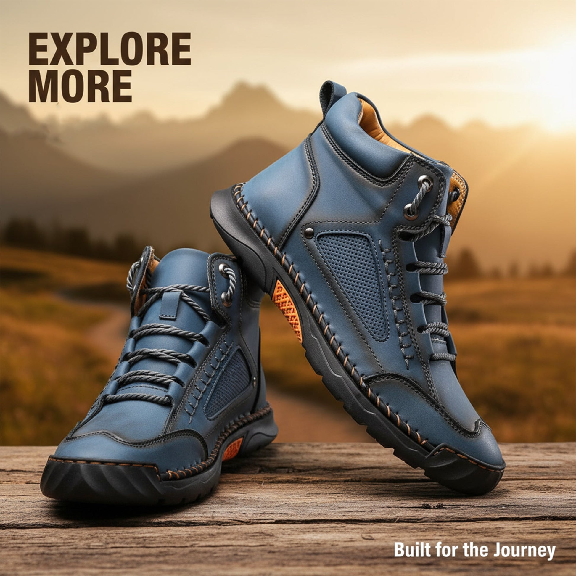 Men’s Leather Boots – Handmade, Supportive & Spacious Fit