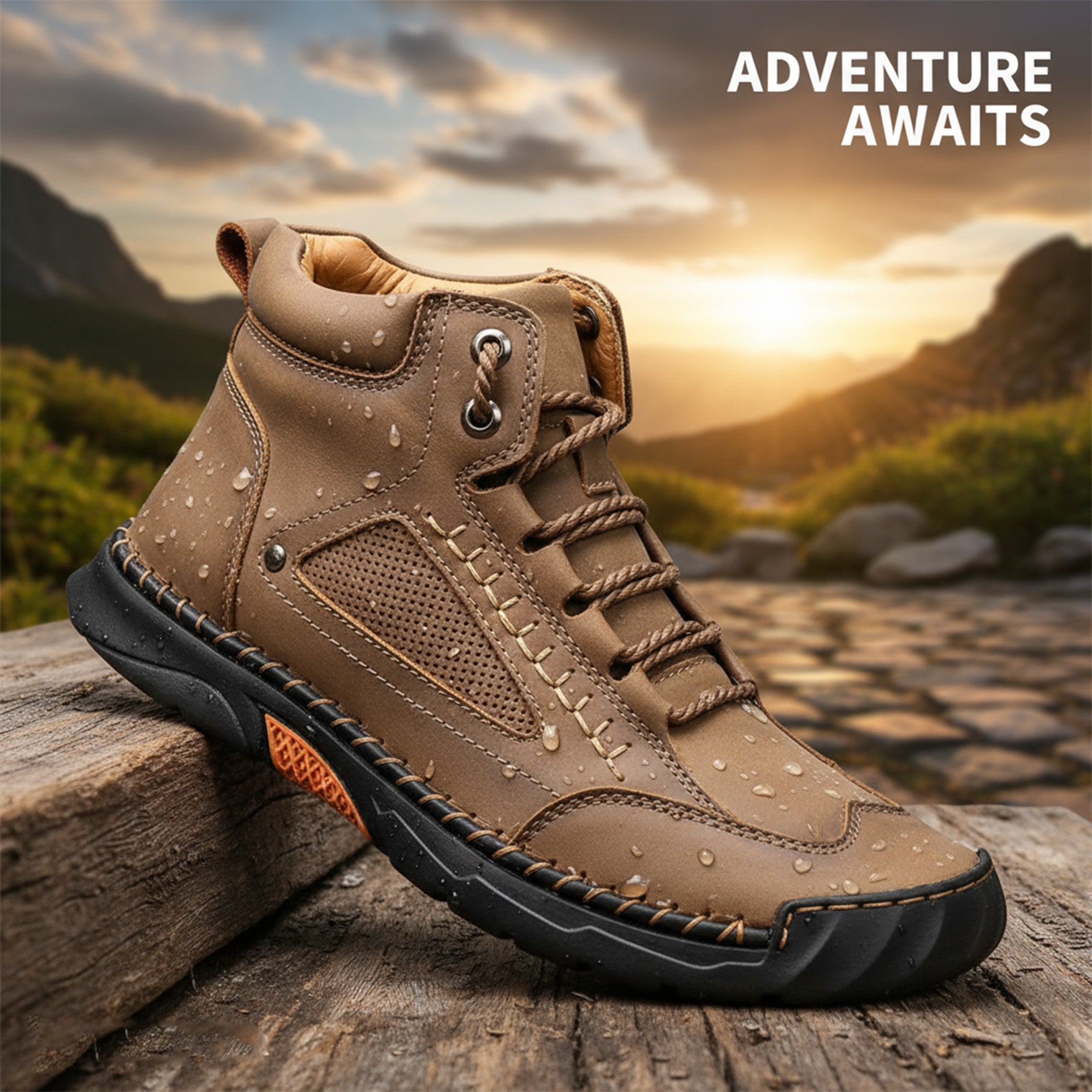 Men’s Leather Boots – Handmade, Supportive & Spacious Fit