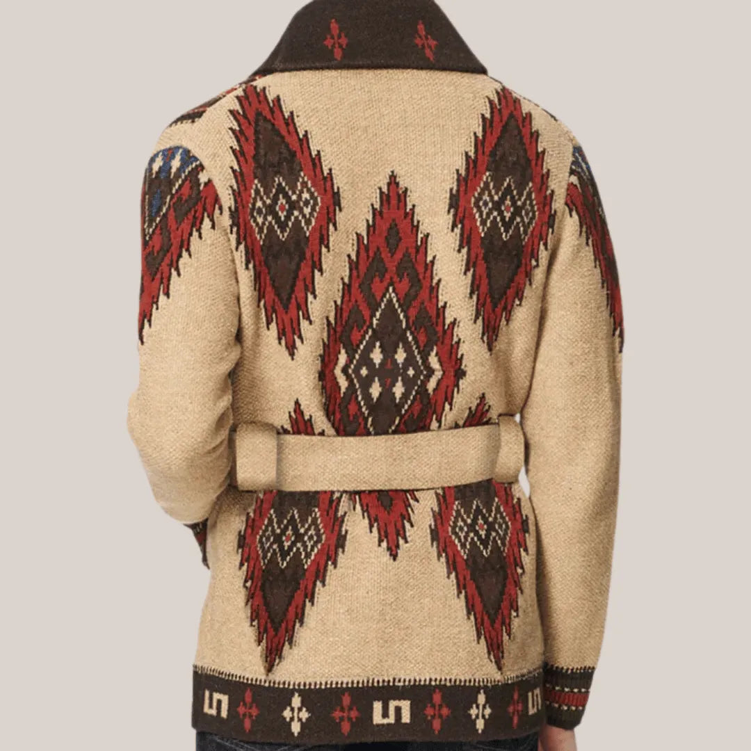 Luke Men’s Heritage Jacquard Sweater – Classic Patterned Knit