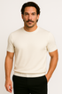 Men’s Cashmere Knit Polo Shirt – Soft Luxury Sweater Top for Smart Casual Wear - Solorfit