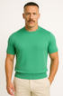 Men’s Cashmere Knit Polo Shirt – Soft Luxury Sweater Top for Smart Casual Wear - Solorfit