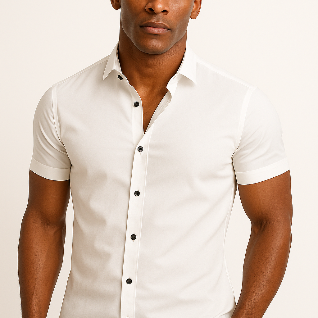 Solorfit | Men Athletic Stretch Fit Shirt - Solorfit