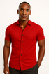Solorfit | Men Athletic Stretch Fit Shirt - Solorfit