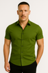 Solorfit | Men Athletic Stretch Fit Shirt - Solorfit