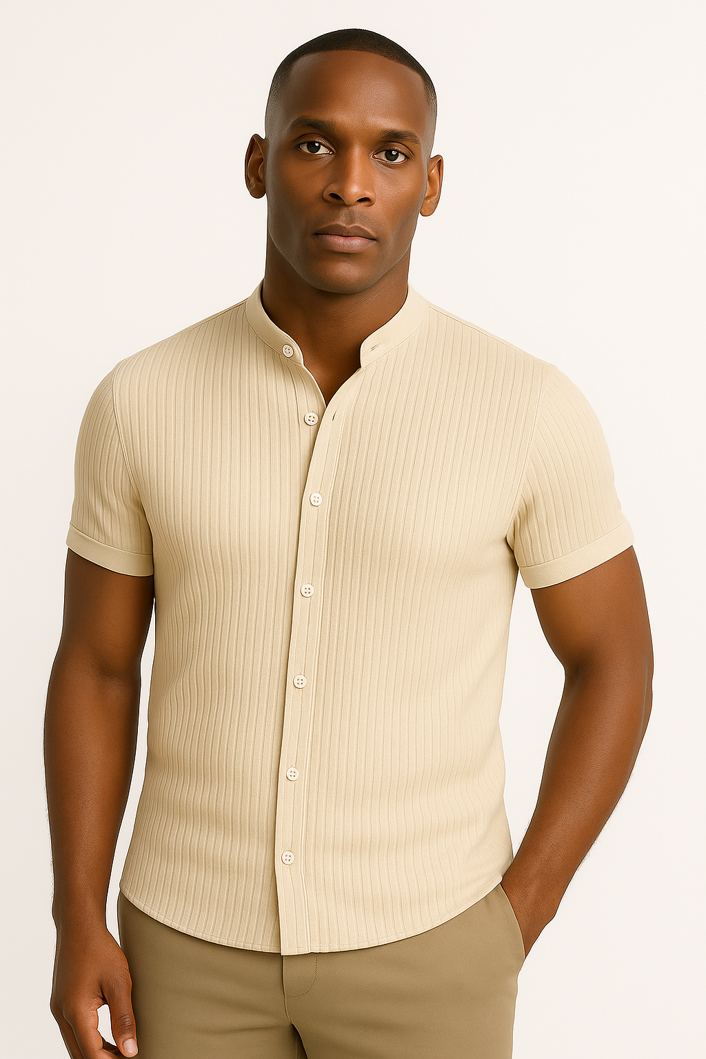 Solorfit | Men Athletic Stretch Fit Shirt - Solorfit