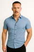 Solorfit | Men Athletic Stretch Fit Shirt - Solorfit