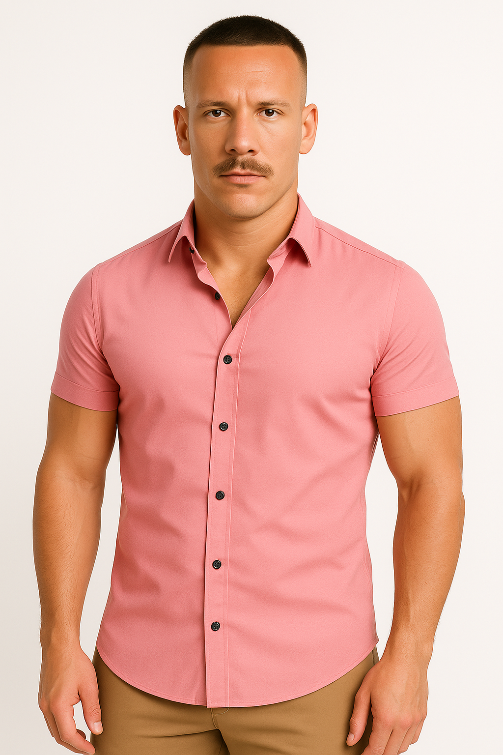 Solorfit | Men Athletic Stretch Fit Shirt - Solorfit