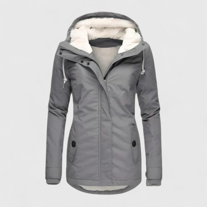 Women’s Hooded Jacket Casual Zip Up Everyday Outerwear